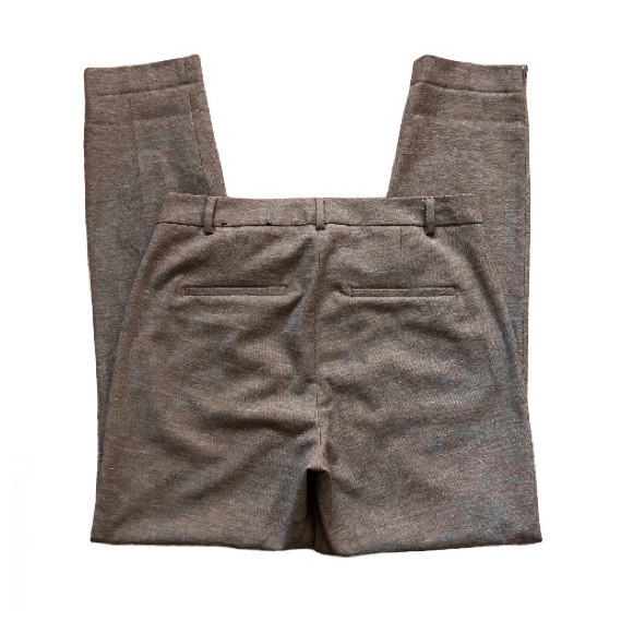 RW&CO Slim Leg Ankle Length Suit Pant Linen Blend Signature Fit Dressy Size 6 - Picture 2 of 16